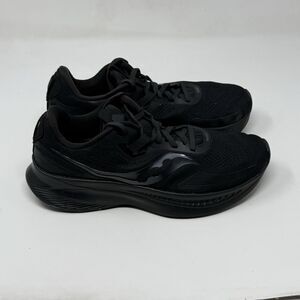 Saucony Guide 15 Womens 10 Triple Black Mesh Lightweight Running Shoes Sneakers